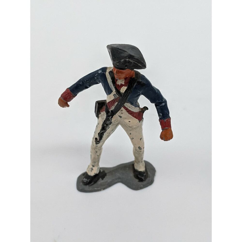 American Revolution Continental Trooper - Pewter Figure - 2"